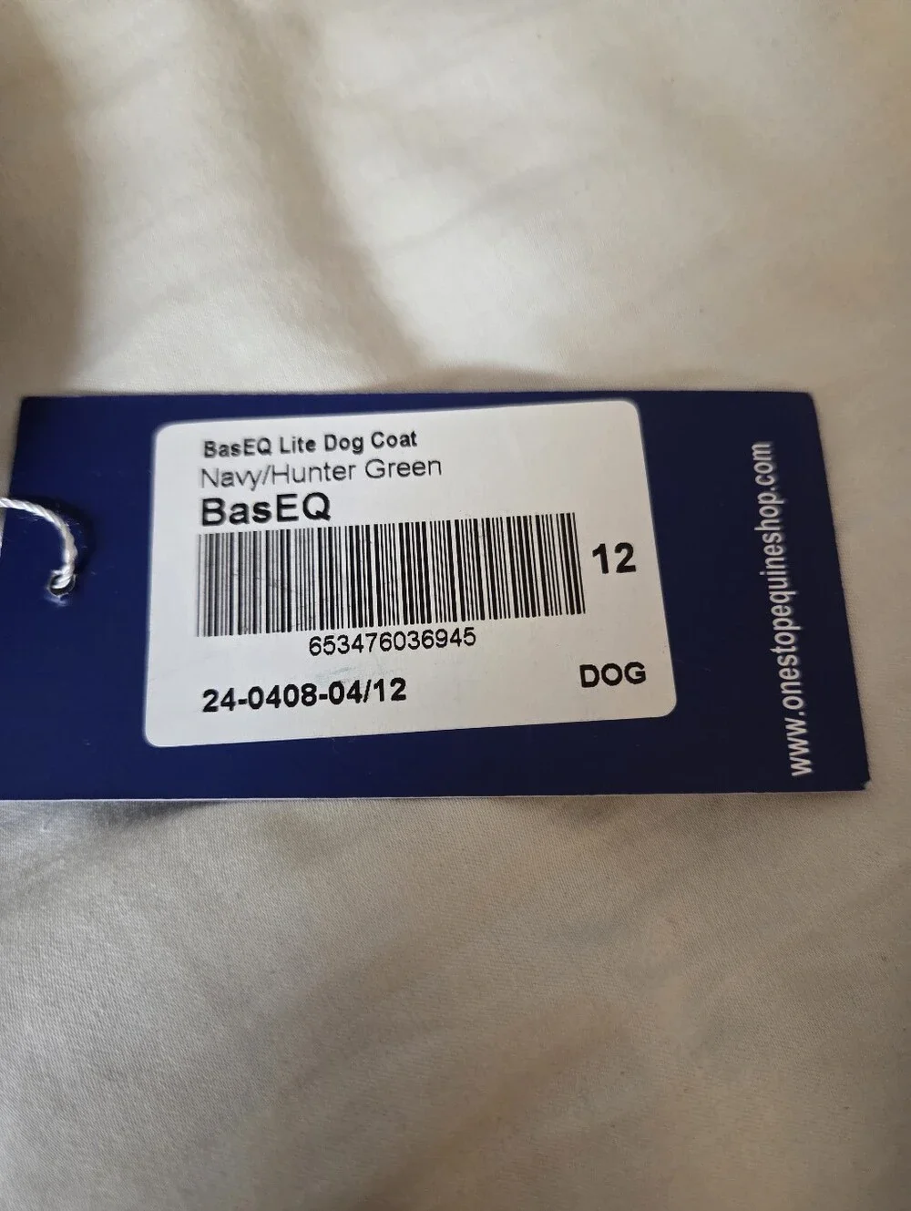 Navy Dog Coat